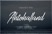 Ahtohalland elegant signature script, a Script Font by great19 (Thumbnail 1 of 12)
