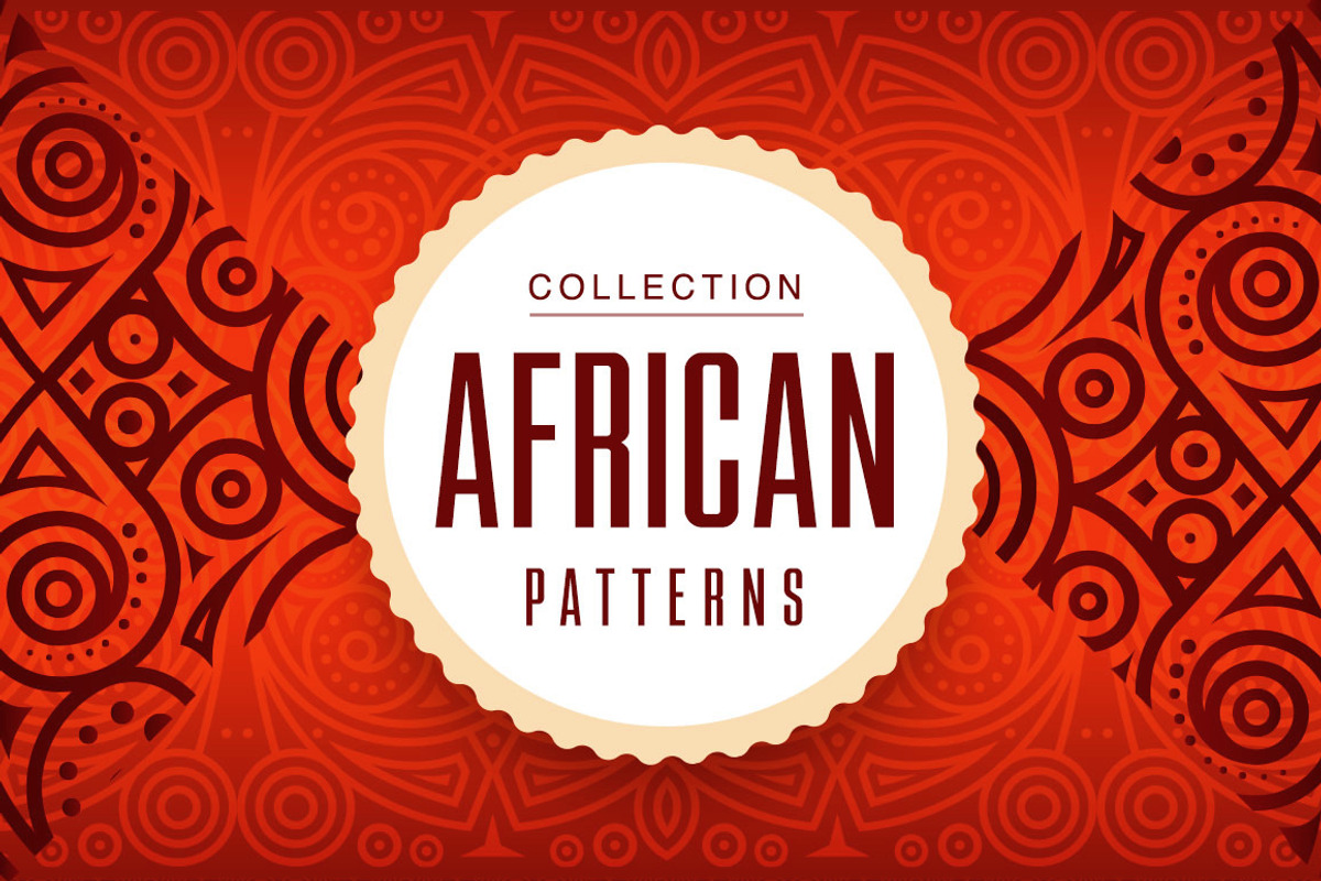 Collection African Vector Patterns, a Pattern Graphic by ToozDesign (Photo 1 of 3)