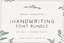 The Handwriting Font Bundle