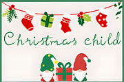 Christmas Child Font, a Script Font by Coco Bloom (Thumbnail 1 of 5)