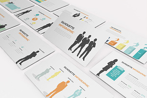 Silhouette Infographic Powerpoint