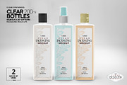 Clear 200ml PET Bottles Mockup, a Packaging Mockup by INCDesign (Thumbnail 8 of 10)