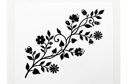 Elegant Floral Vine Silhouette, an Object Graphic by Creativeshirt (Thumbnail 2 of 3)