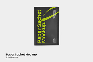 Paper Sachet Mockup, a Packaging Mockup by renderstockmarket