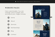 Business & Life Coach Wix Site, a Wix Template by Sky Dore Design (Thumbnail 2 of 11)