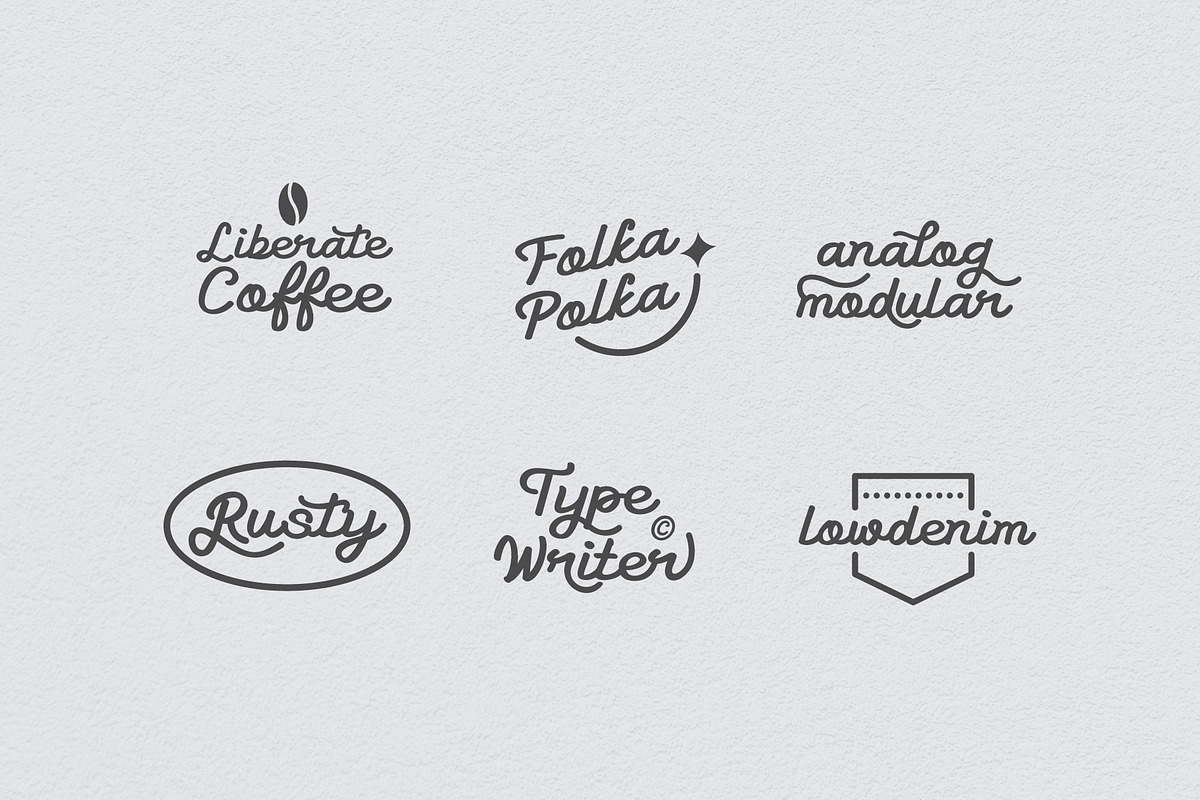 Groovy Shoeline - Monoline Script, a Script Font by fuzztype (Photo 8 of 16)