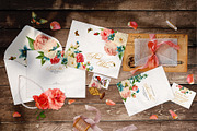FLOWER WEDDING INVITATION SUITES, an Invitation Template by Totem Invitation House (Thumbnail 1 of 4)