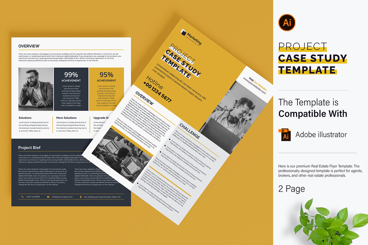 Corporate Business Case Study, a Flyer Template by creative-mint (Photo 1 of 7)