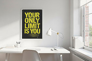 Bold Letter Quote Prints for Office, a Pattern Graphic by LaVika (Thumbnail 3 of 9)