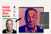 Grunge Cartoon Effect Photoshop, a Layer Style Add-On by LESZ Design (Thumbnail 3 of 10)
