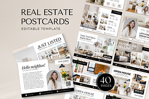 Real Estate Postcard Templates, a Card Template by ShopRShop