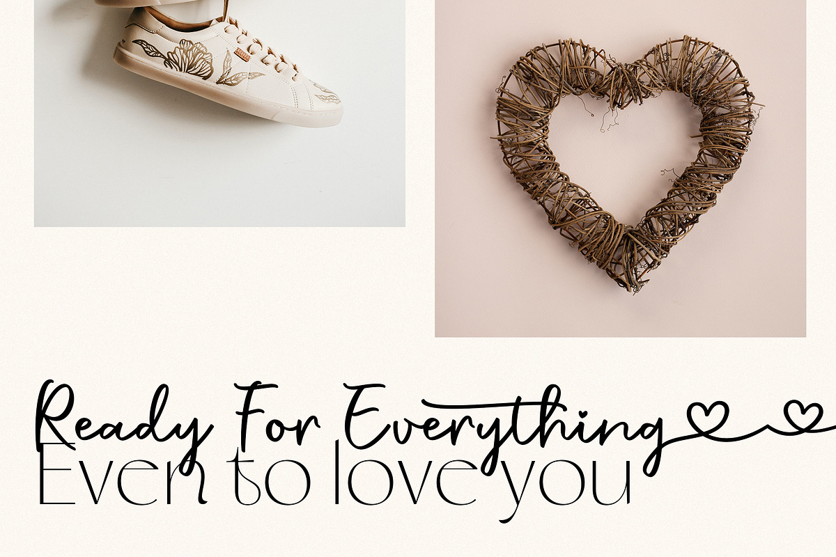 Crowd Heart Script, a Script Font by Siwox Studios (Photo 3 of 10)