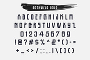 Bothweld Typeface, a Sans Serif Font by Izalsye (Thumbnail 6 of 9)