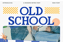 Old School – A Modern Retro Font