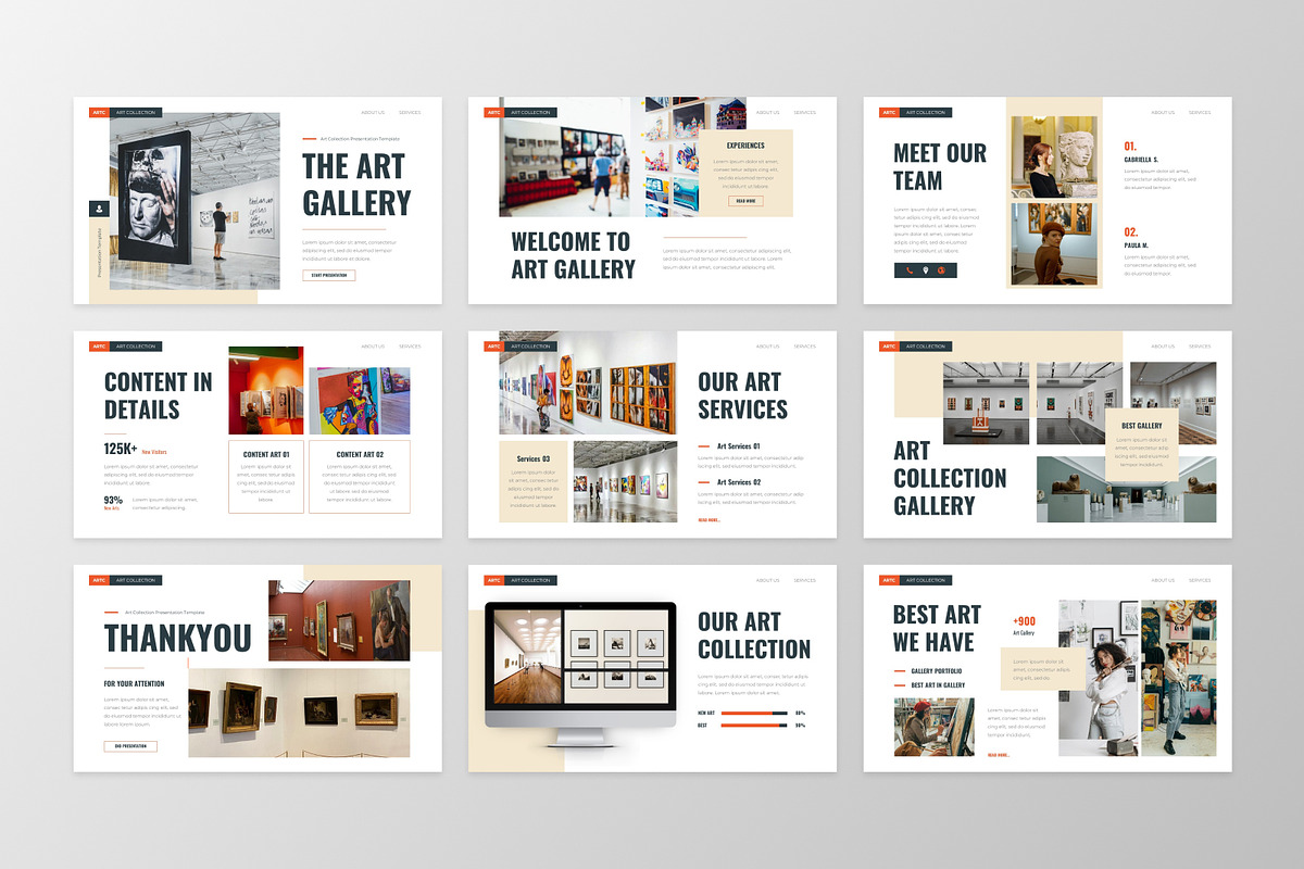 Artc - Art Collection PowerPoint, a Presentation Template by GraphauseProject (Photo 3 of 6)