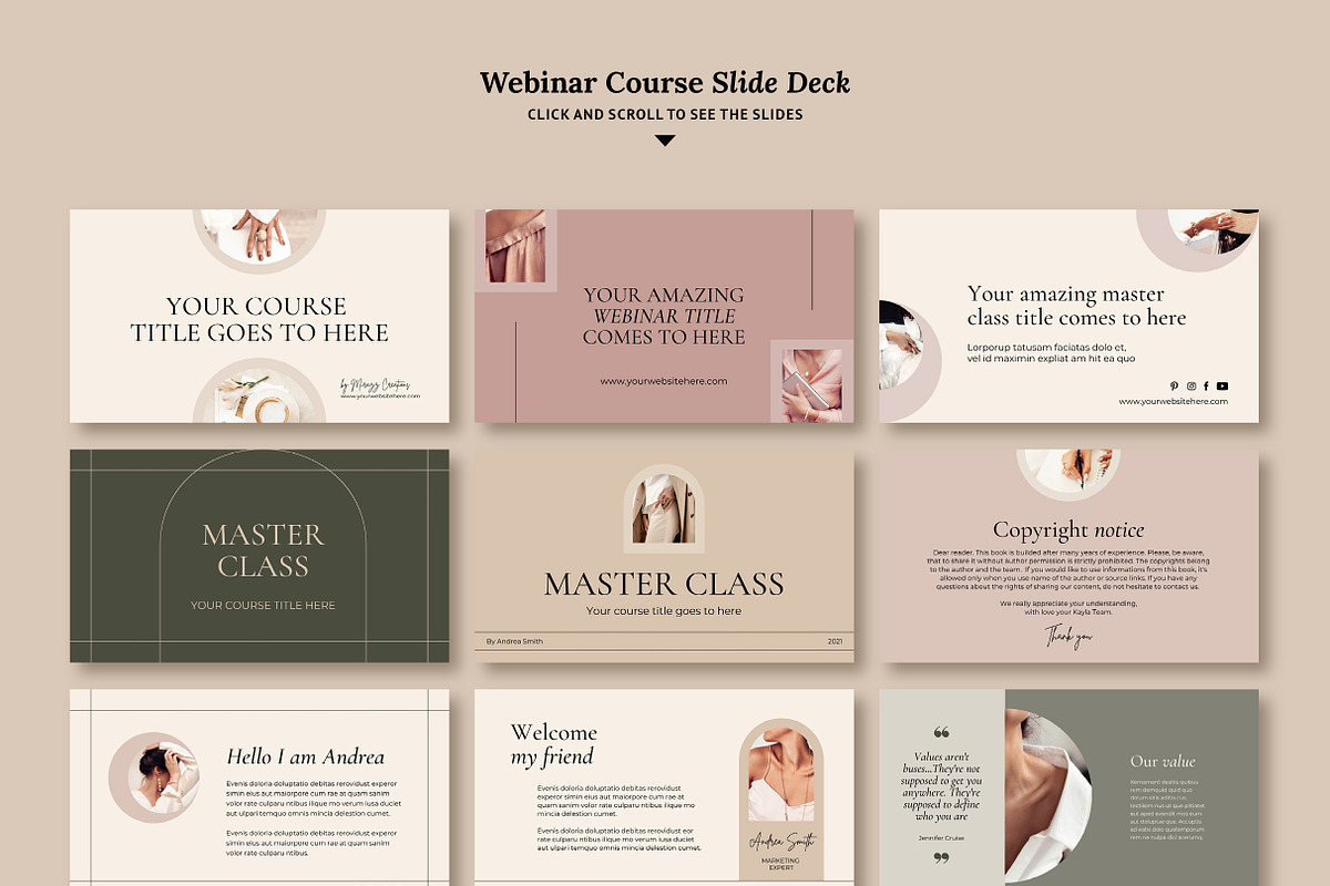 4 in 1 Course Creator Bundle CANVA, a Magazine Template by Mirazz (Photo 36 of 50)