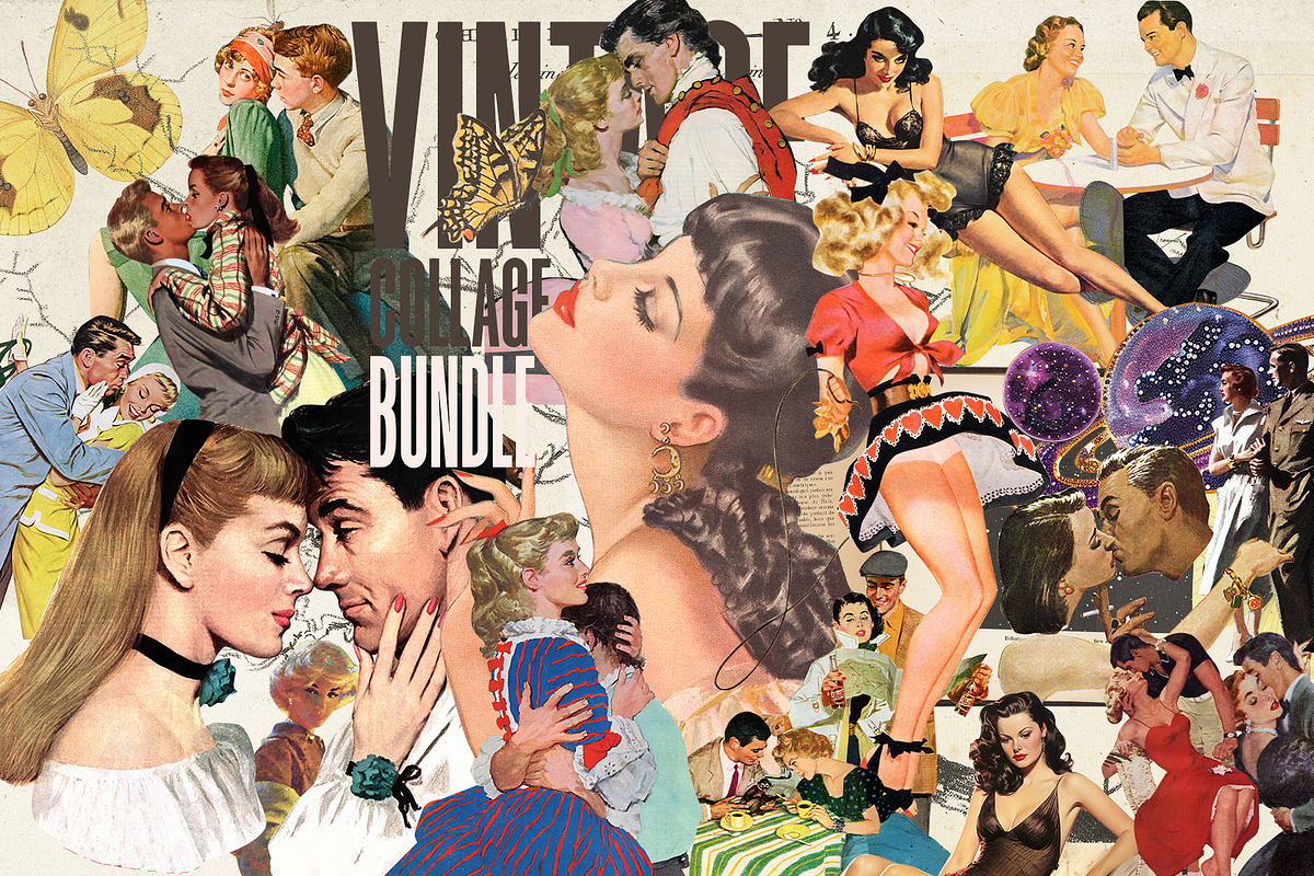 400+ Vintage Collage Bundle, an Object Graphic by Lilithcollageart (Photo 1 of 11)