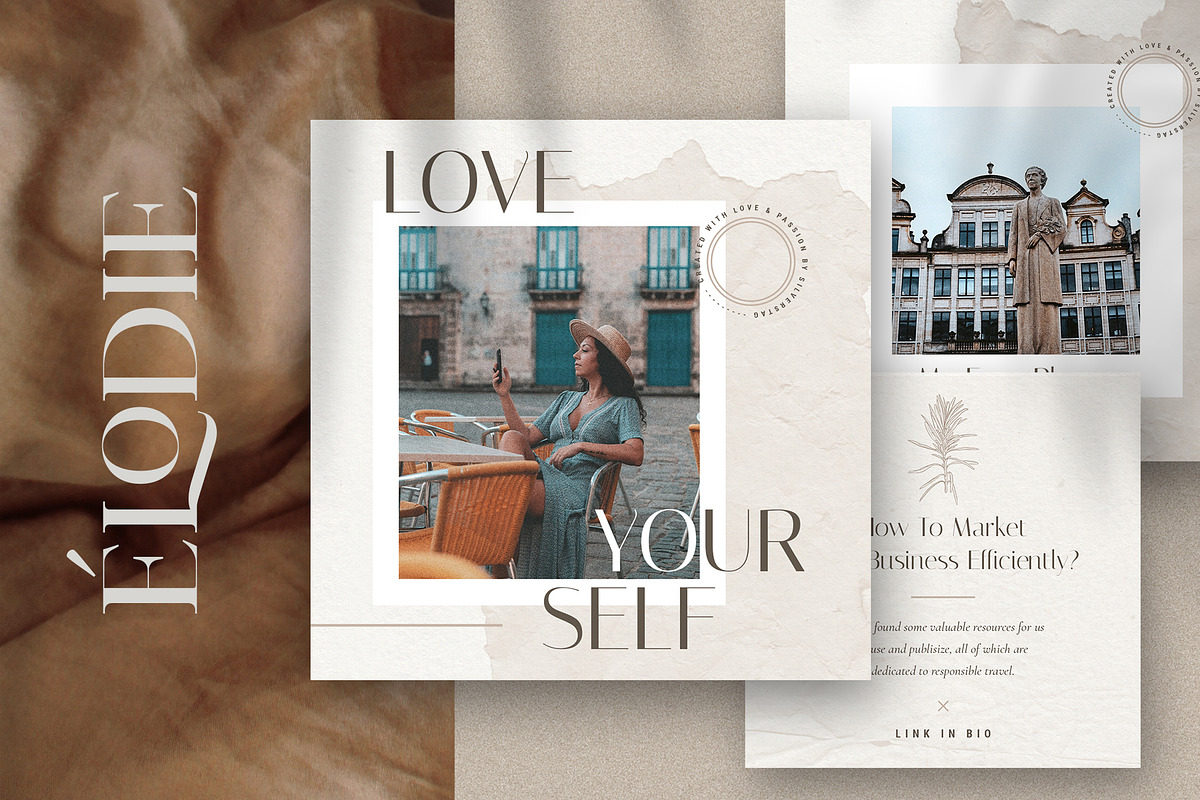 Elodie - 60 Animated Posts & Stories, a Social Media Template by SilverStag Type Foundry (Photo 25 of 48)