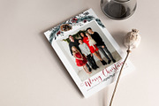 Merry Christmas Photo Card PSD, a Card Template by By Stephanie Design (Thumbnail 5 of 7)