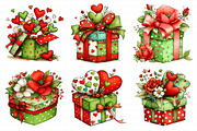 Valentine Gift Box Clipart, an Illustration by Daily.Designs (Thumbnail 5 of 8)
