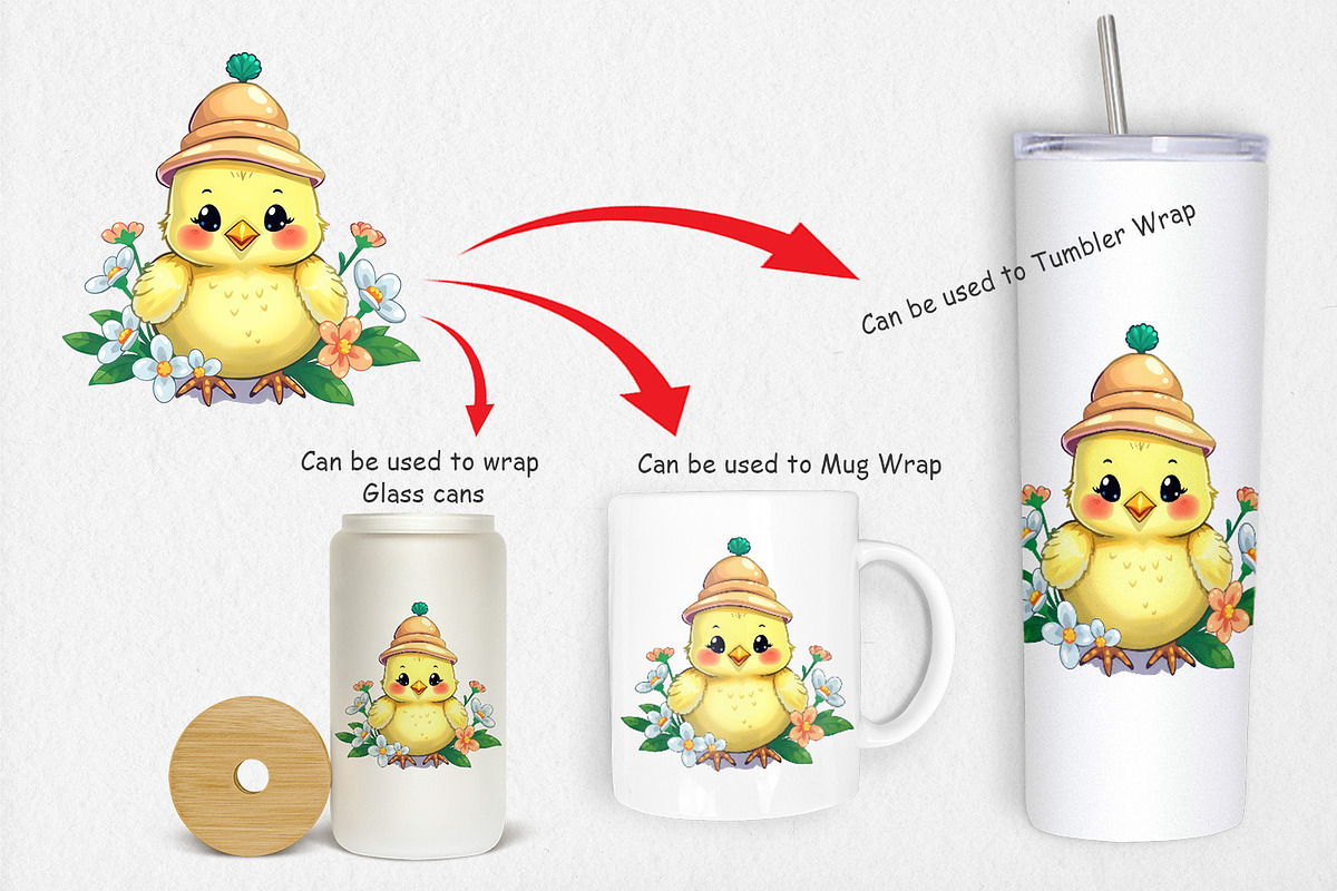 Easter Chick Clipart, a Graphic by Artnoy (Photo 3 of 5)