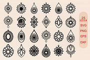 Summer Wood Earring SVG Bundle, an Object Graphic by jannatulpakhi (Thumbnail 1 of 9)