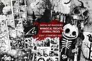 Whimsical Halloween Journal Pages, a Seasonal Illustration by Digital Art Mahdiseño (Thumbnail 1 of 10)