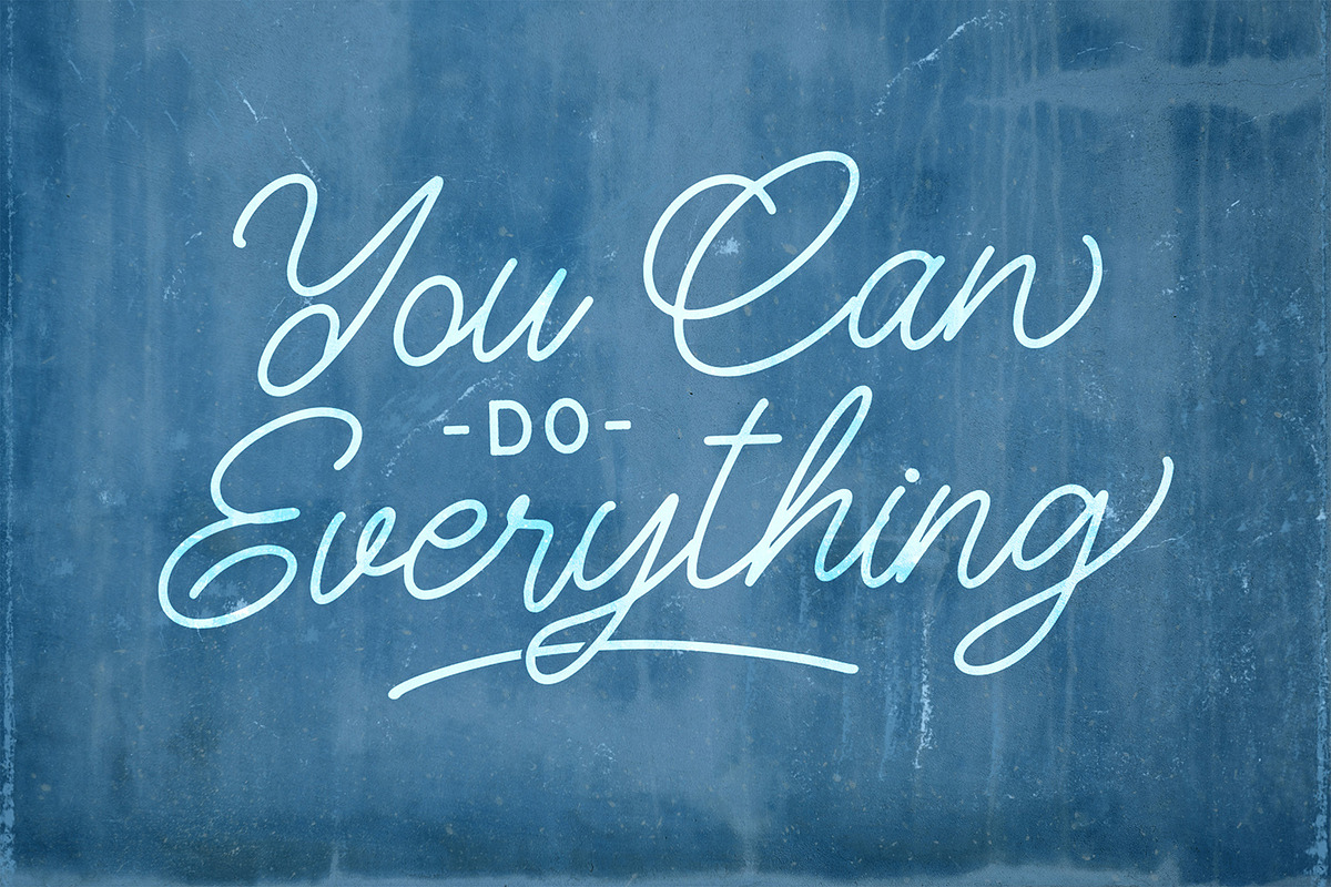 The Gallery - Monoline Script Font, a Script Font by StringLabs (Photo 4 of 8)