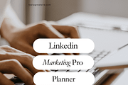 LinkedIn Marketing Pro Planner, a Marketing Template by Brand Your Biz Co. (Thumbnail 7 of 9)
