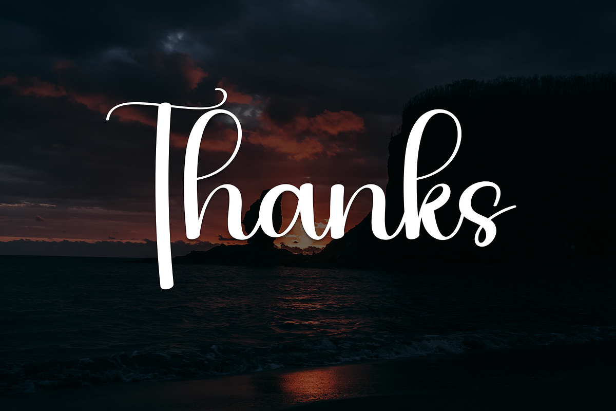 Black Beach | Script Font, a Handwritten Font by Scratchones (Photo 9 of 9)