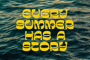 Summer Glow - Display Typeface