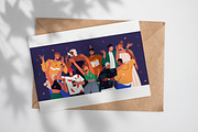Happy people at celebration party, a Person Illustration by Good Studio (Thumbnail 2 of 2)