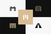 25 Monogram Letter M Logo, a Branding & Logo Template by Lightsense (Thumbnail 7 of 10)