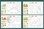 Dinosaur Games Activities for kids 1, an Animal Illustration by Nursery Art (Thumbnail 4 of 7)