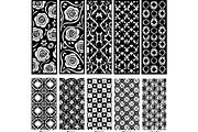 Black Lasercut Panel Bundle, an Object Graphic by Designer_Momina (Thumbnail 6 of 13)