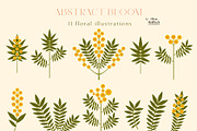 Abstract Bloom - Floral Vector Set, a Decorative Illustration by Olya Haifisch (Thumbnail 3 of 6)