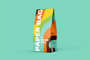 Paper Bag Mockup. Half Side - L view, a Packaging Mockup by easymock (Thumbnail 11 of 11)