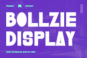 Bollzie Display Font Sans Serif, a Sans Serif Font by Maulana Creative (Thumbnail 8 of 8)
