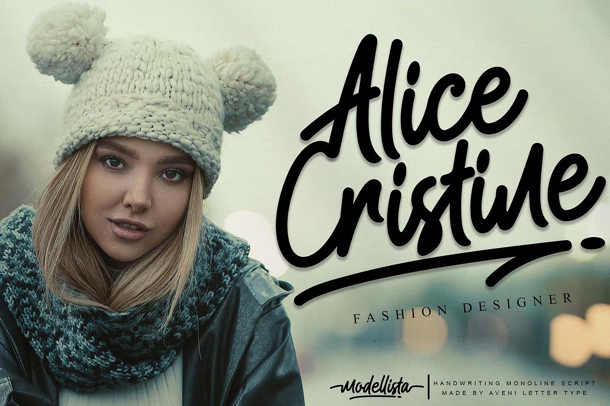 Modellista | Handwriting Font, a Handwritten Font by Aveni Letter Type (Photo 5 of 15)