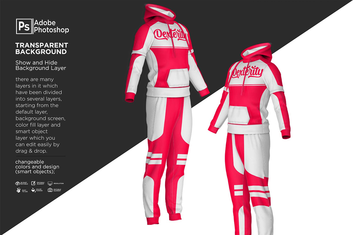 Drafting Jumper Hoodie Set Mockup, a Shirt Mockup by Nanggroe Scripting (Photo 3 of 9)