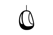 Hanging Egg Chair Silhouette Bundle, an Illustration by Designer_Momina (Thumbnail 36 of 51)
