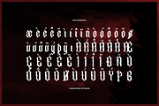 Crikthor | Black Metal Font, a Blackletter Font by Denustudios (Thumbnail 11 of 12)