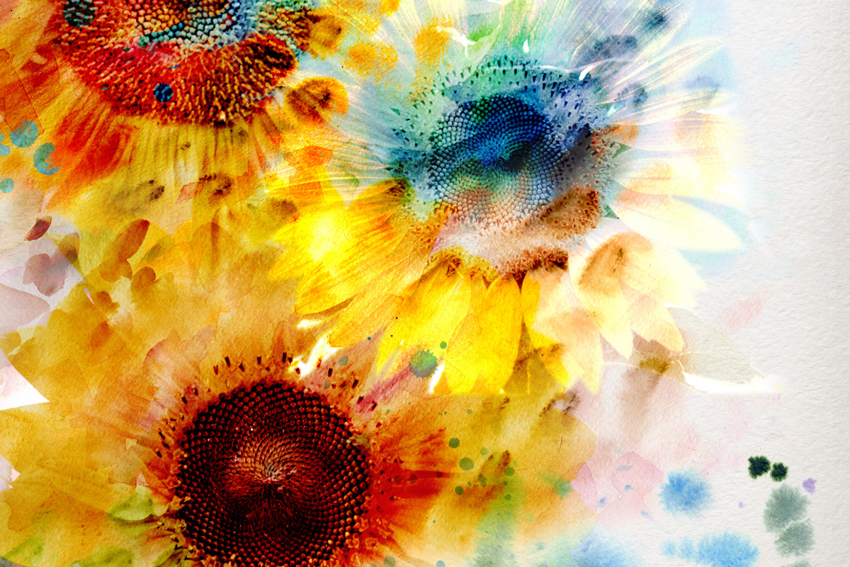10 Floral watercolor posters, a Decorative Illustration by Anna Guz's Store (Photo 9 of 12)