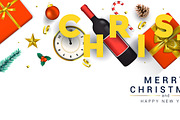 Merry Christmas greeting cards, a Card Template by Creative Graphics (Thumbnail 7 of 11)