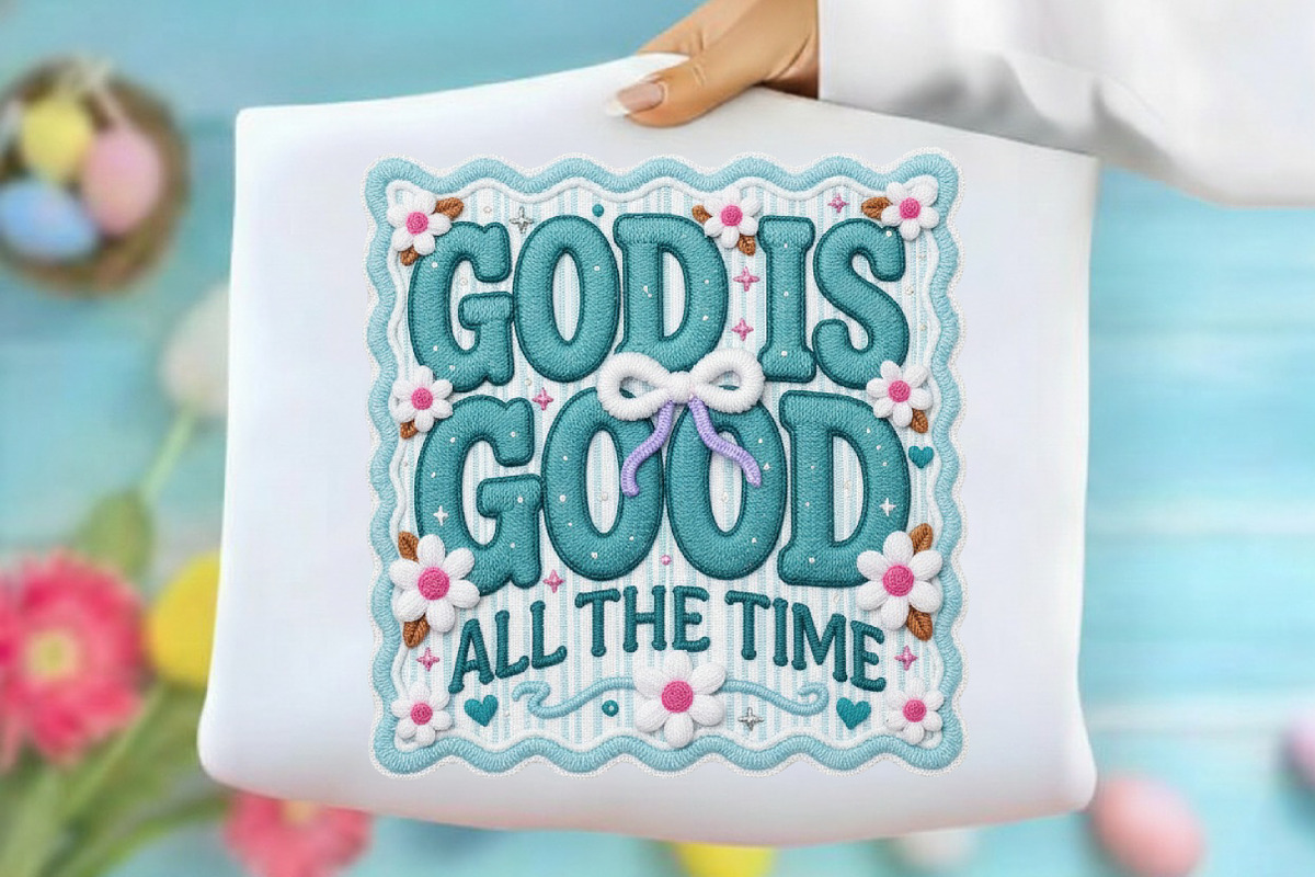 Faux Yarn God is Good Faith Shirt Pn, an Illustration by designcity5 (Photo 4 of 9)