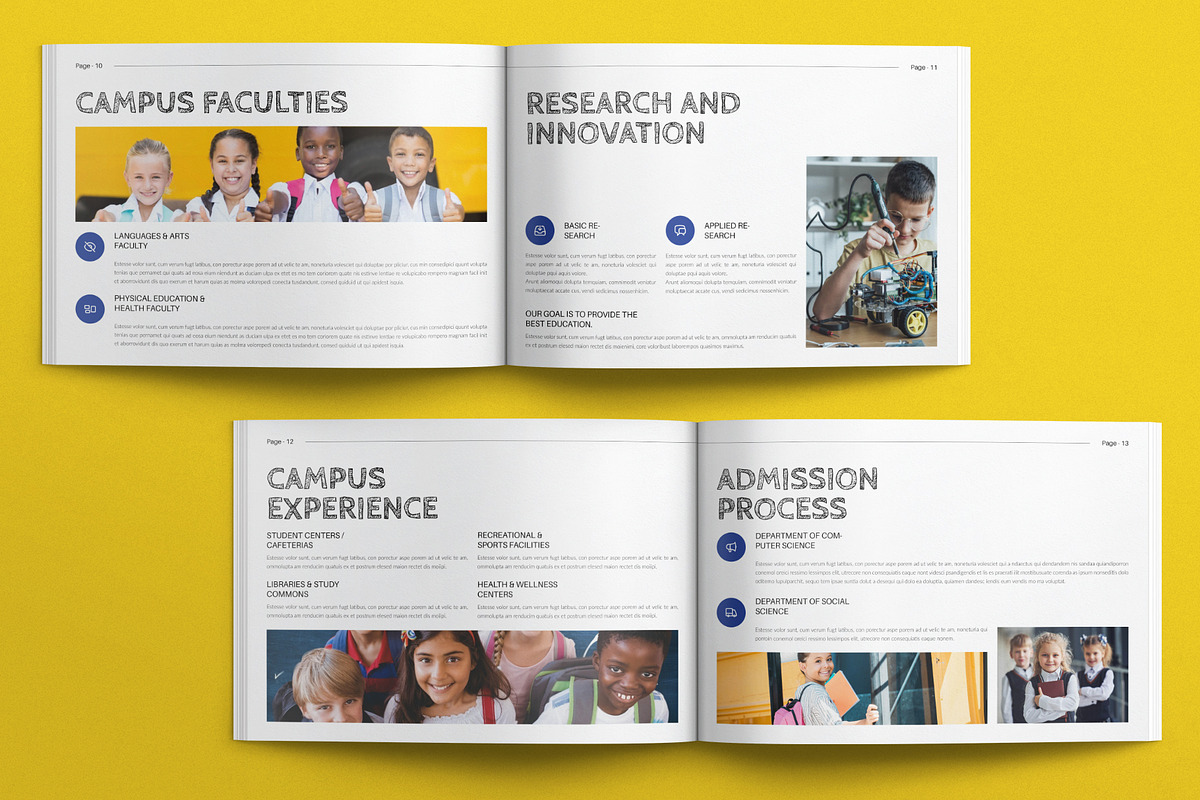 School Education Brochure Landscape, a Brochure Template by E-Type (Photo 5 of 7)