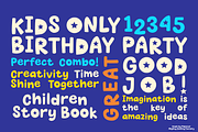 Popstar – Fun Bold Star Themed Font, a Font by TypeTasty Font (Thumbnail 7 of 11)