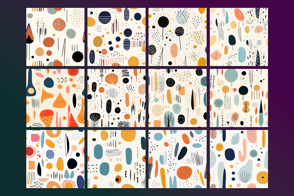 Boho Pastel Seamless Pattern, a Pattern Graphic by Forhadx5 (Photo 9 of 12)