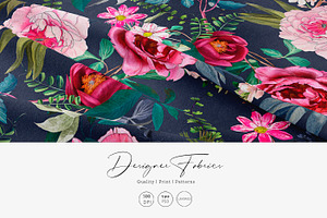 Flores, Luxurious Vibrant Patterns