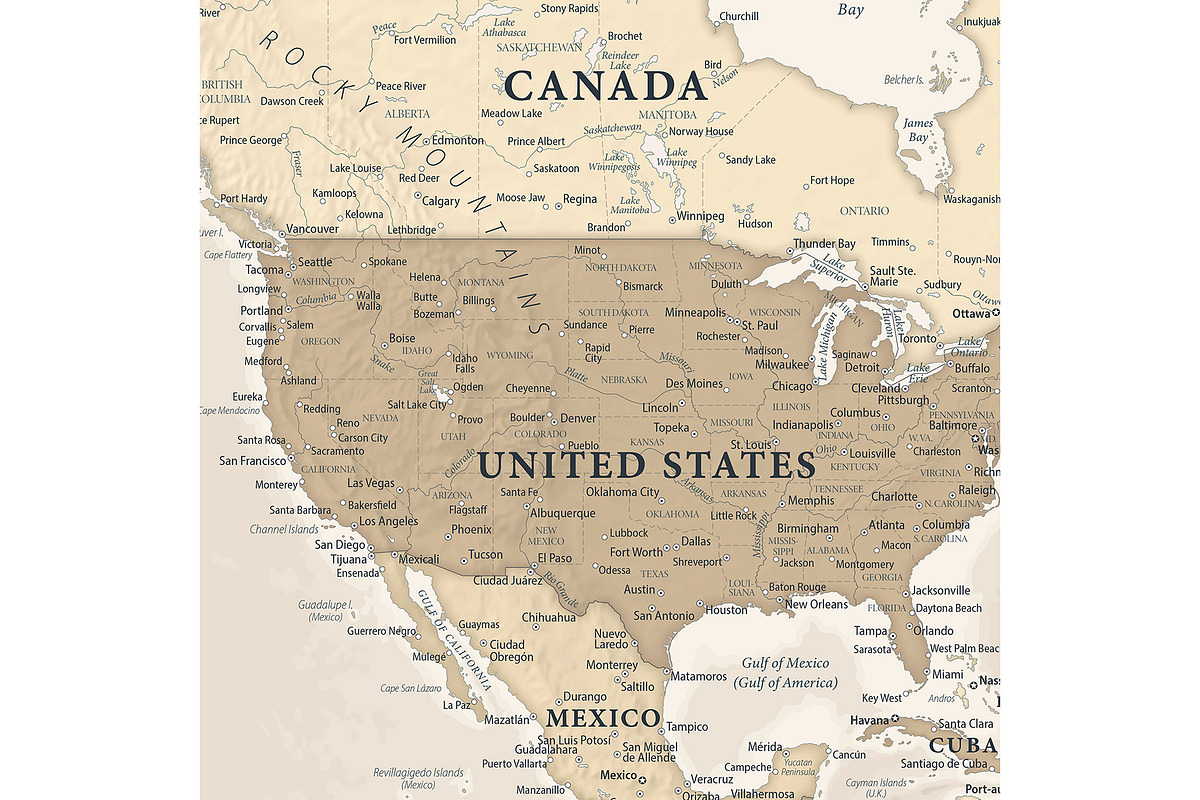 Vector World Map - Pacific View, a Graphic by PorcuPen Works (Photo 5 of 6)